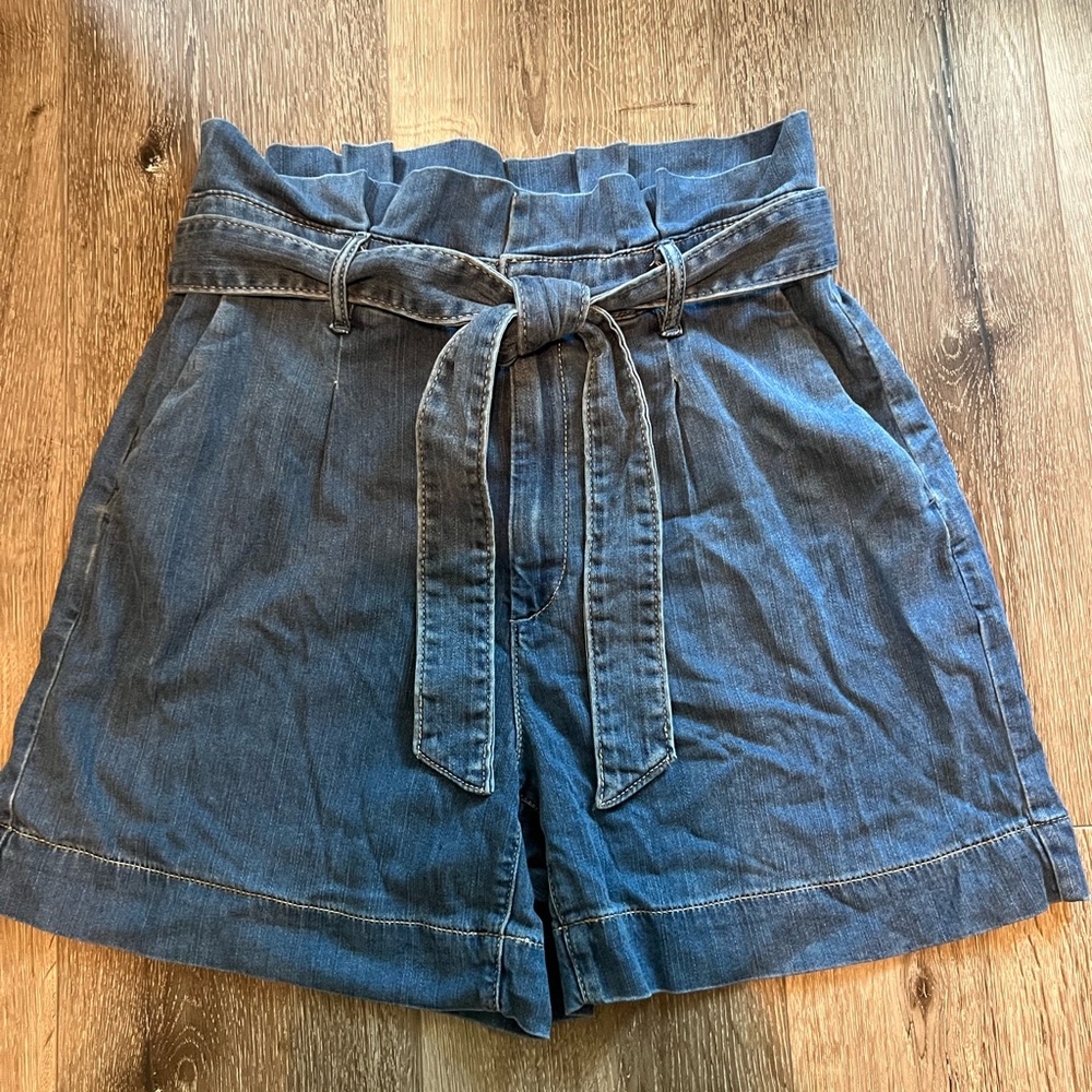 White House Black Market Chambray Shorts